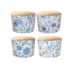 Изображение Форма бумаж. кулич (200 гр) Фарфор 90/90 мм